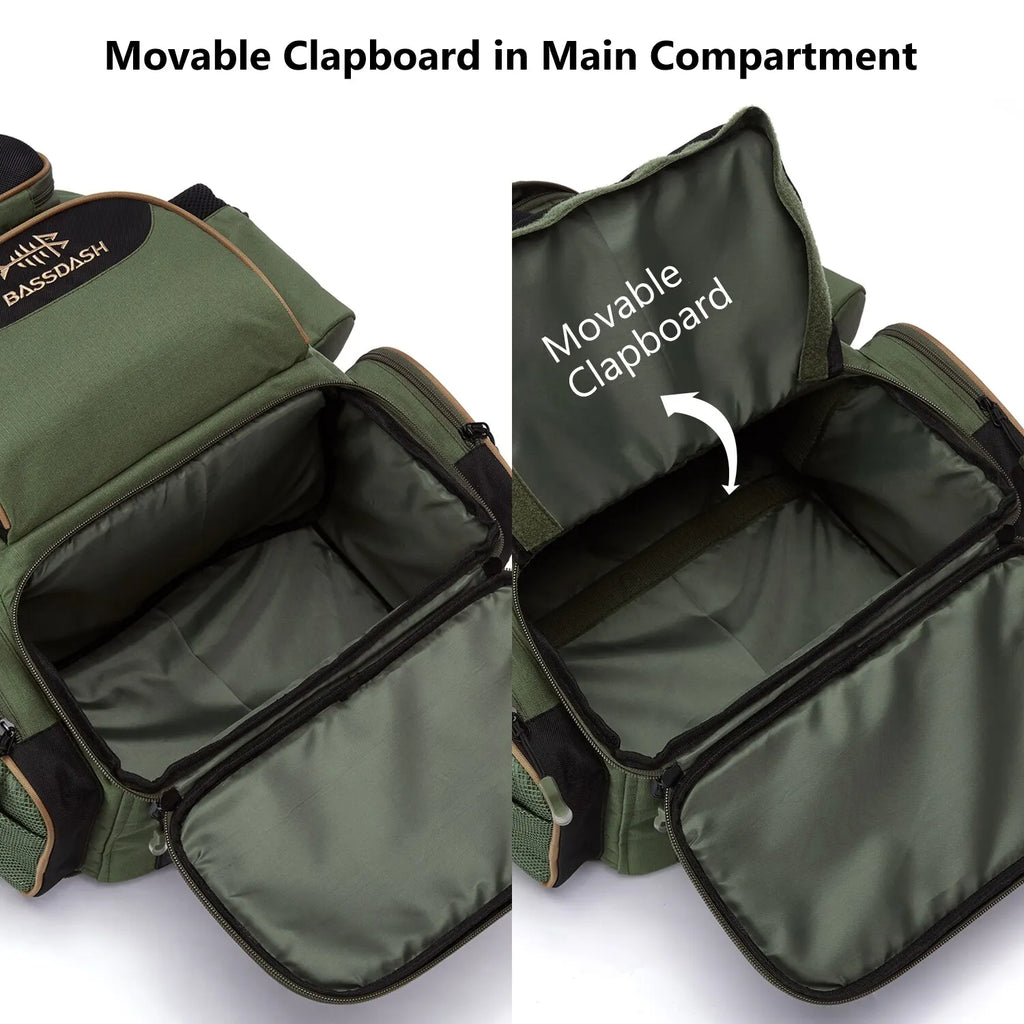 Bassdash Fishing Bag Tackle Backpack