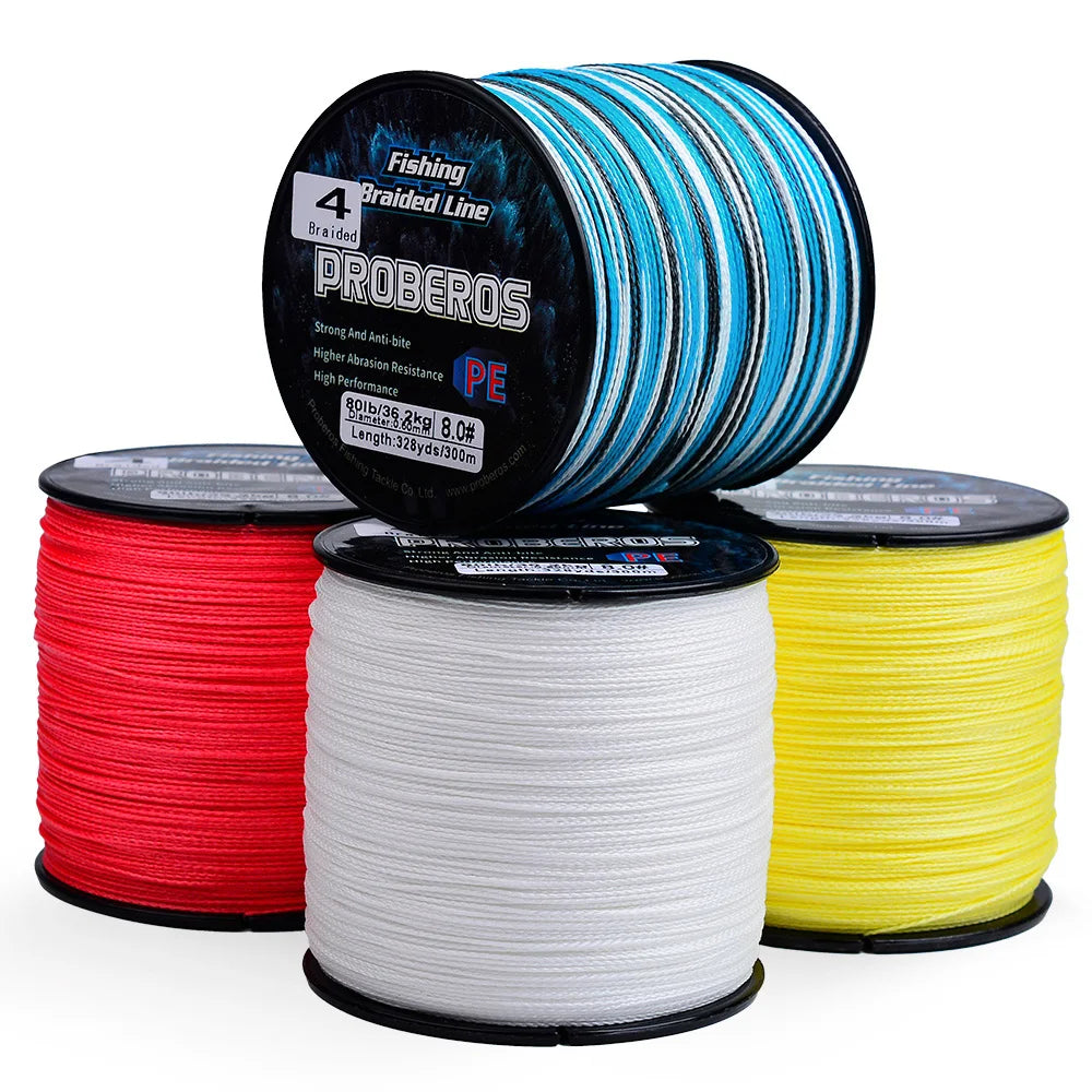 Proberos Braided Fishing Line - 328YD