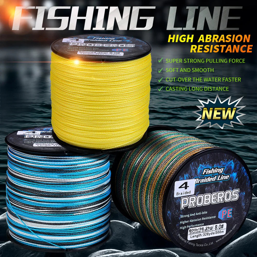 Proberos Braided Fishing Line - 328YD