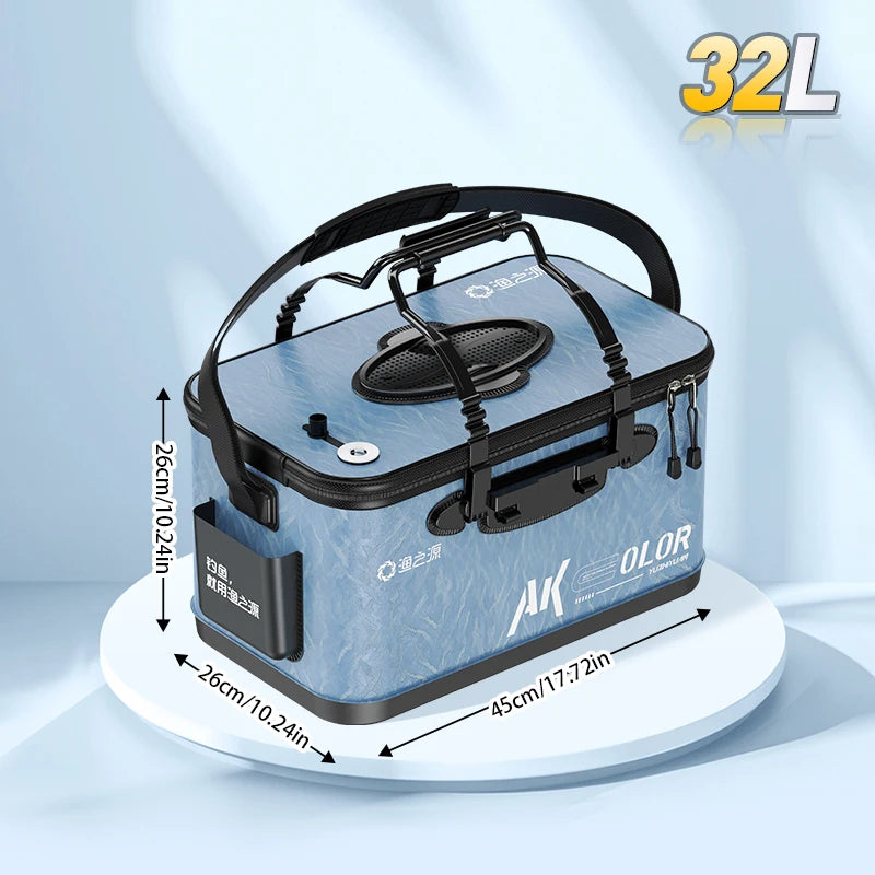 Blue Bait Bucket