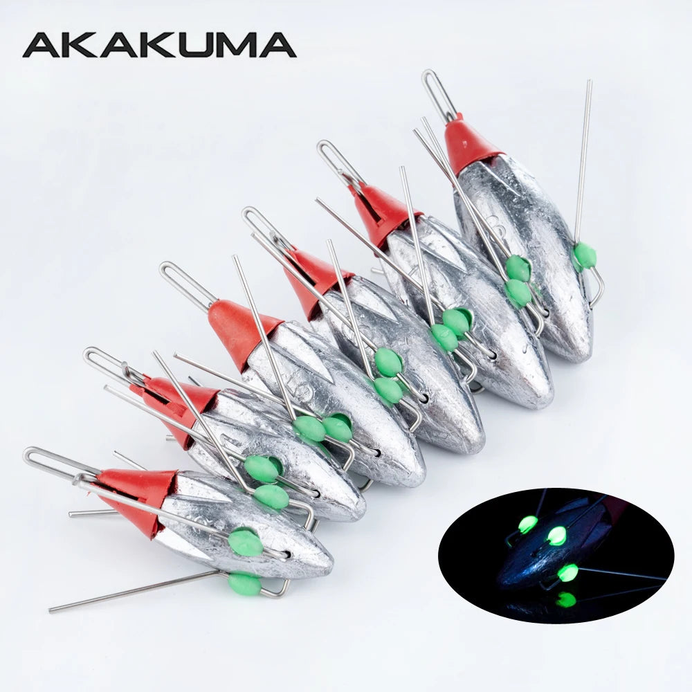 3Pcs Spider Surf Fishing Weights