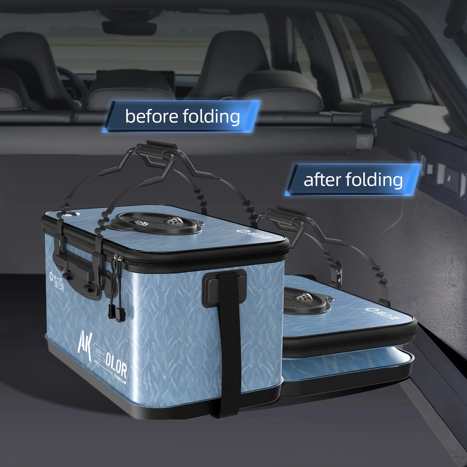 Blue Bait Bucket