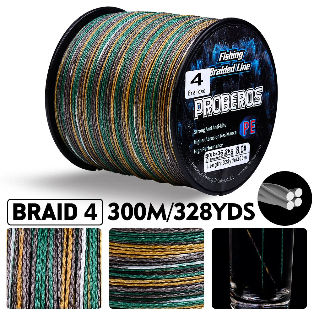 Proberos Braided Fishing Line - 328YD