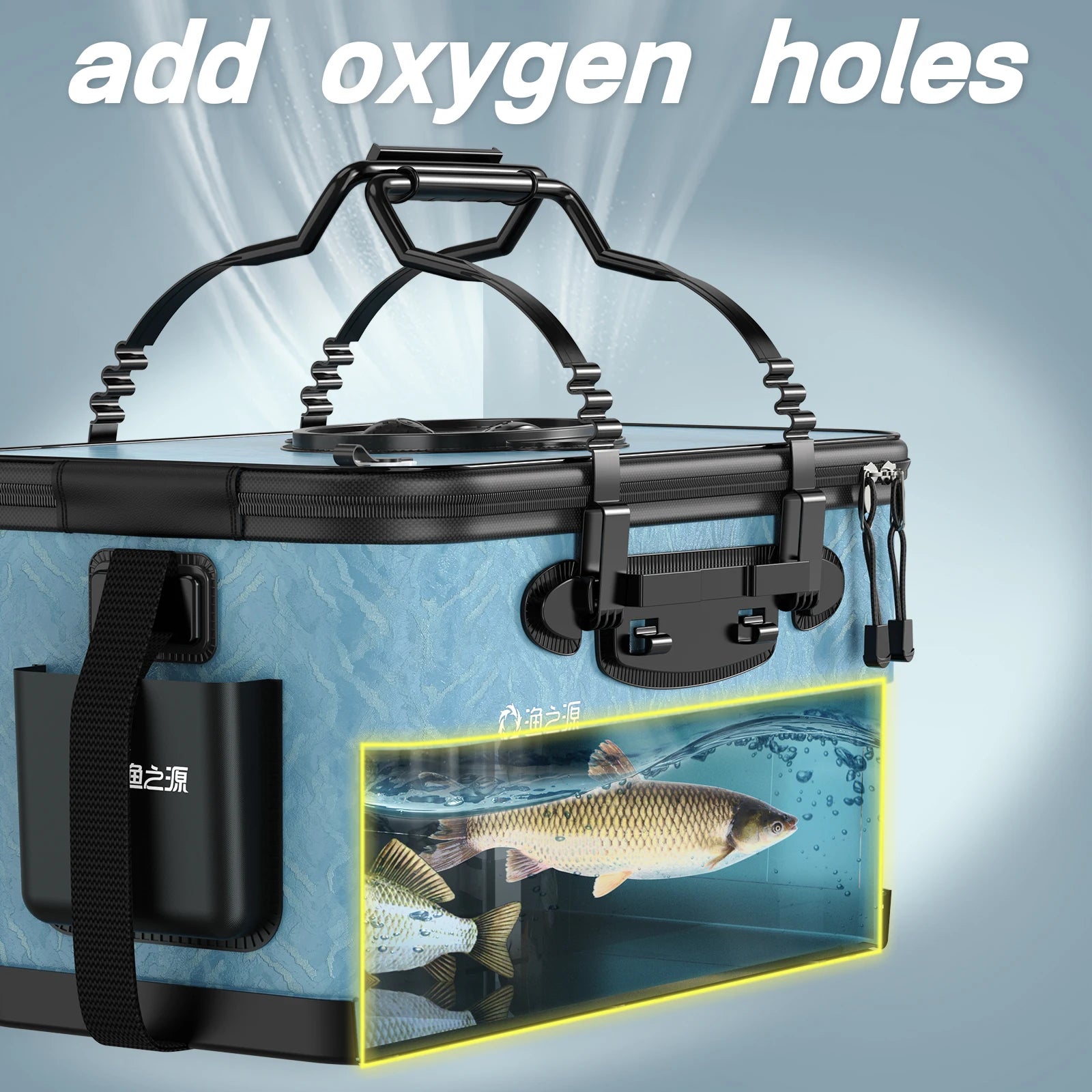 Blue Bait Bucket