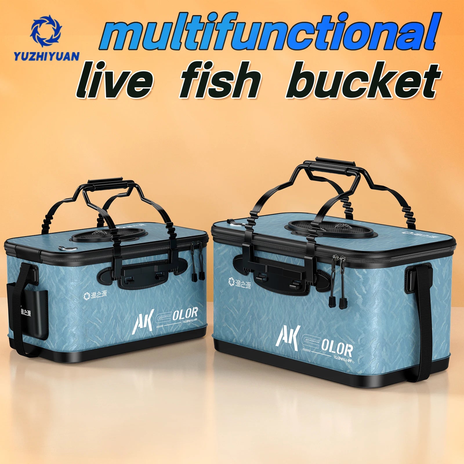 Blue Bait Bucket